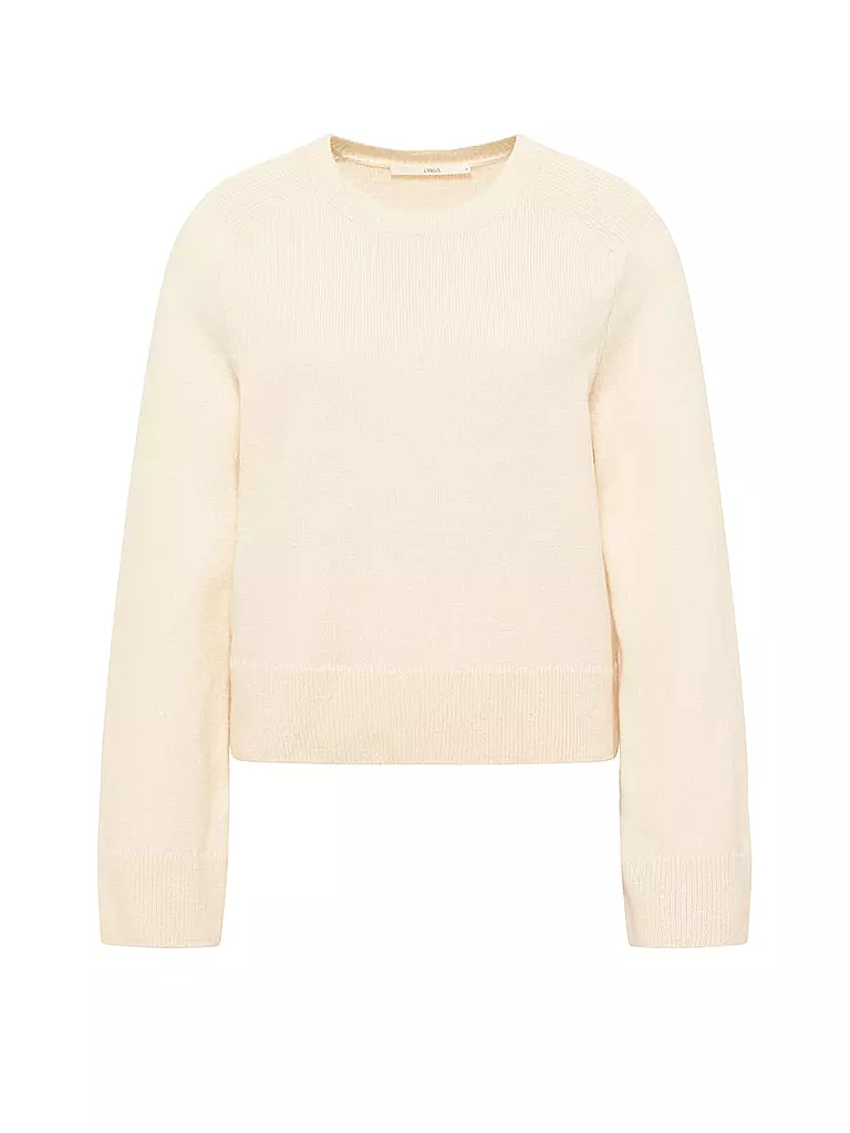 LANIUS | Jersey corte cropped | Crema
