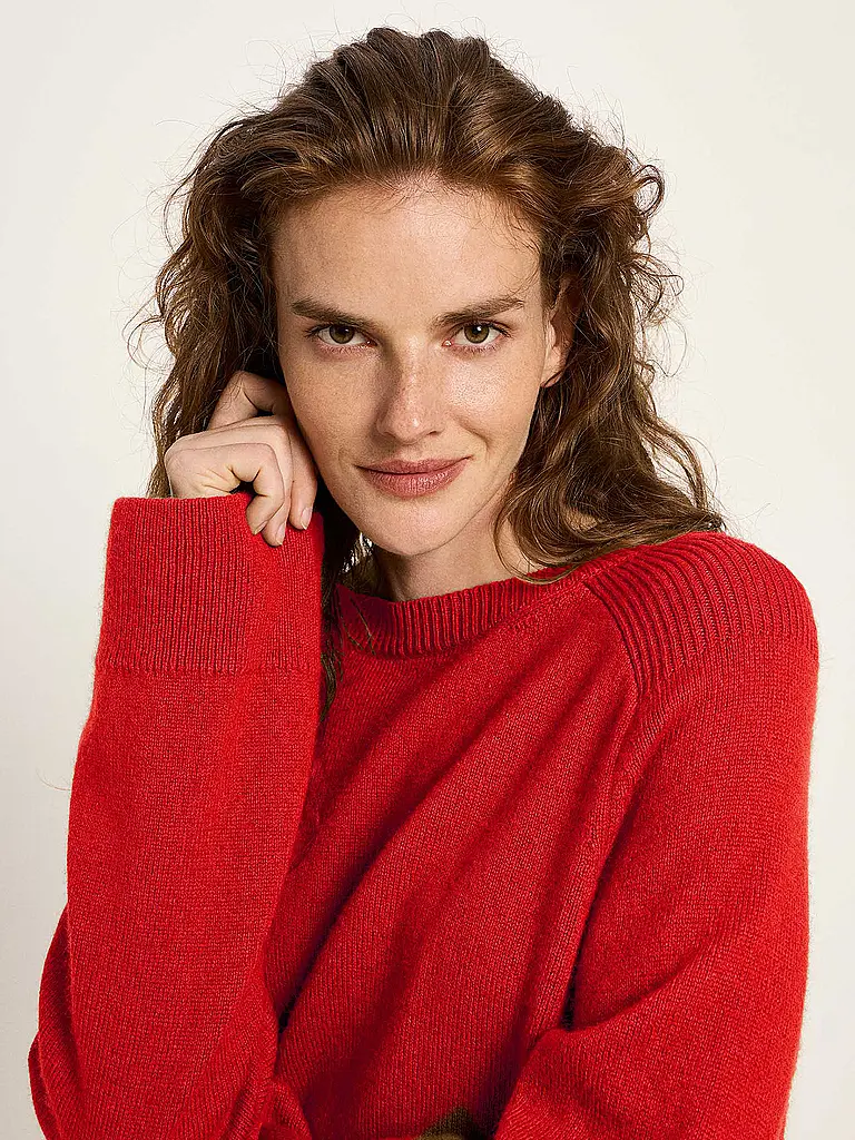 LANIUS | Jersey corte cropped | Rojo