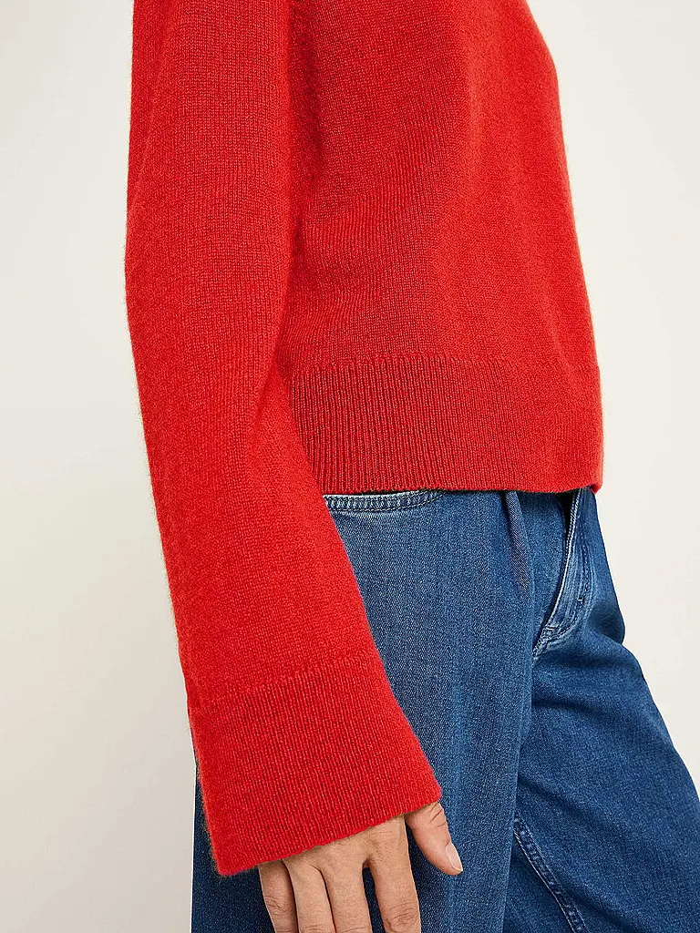 LANIUS | Jersey corte cropped | Rojo