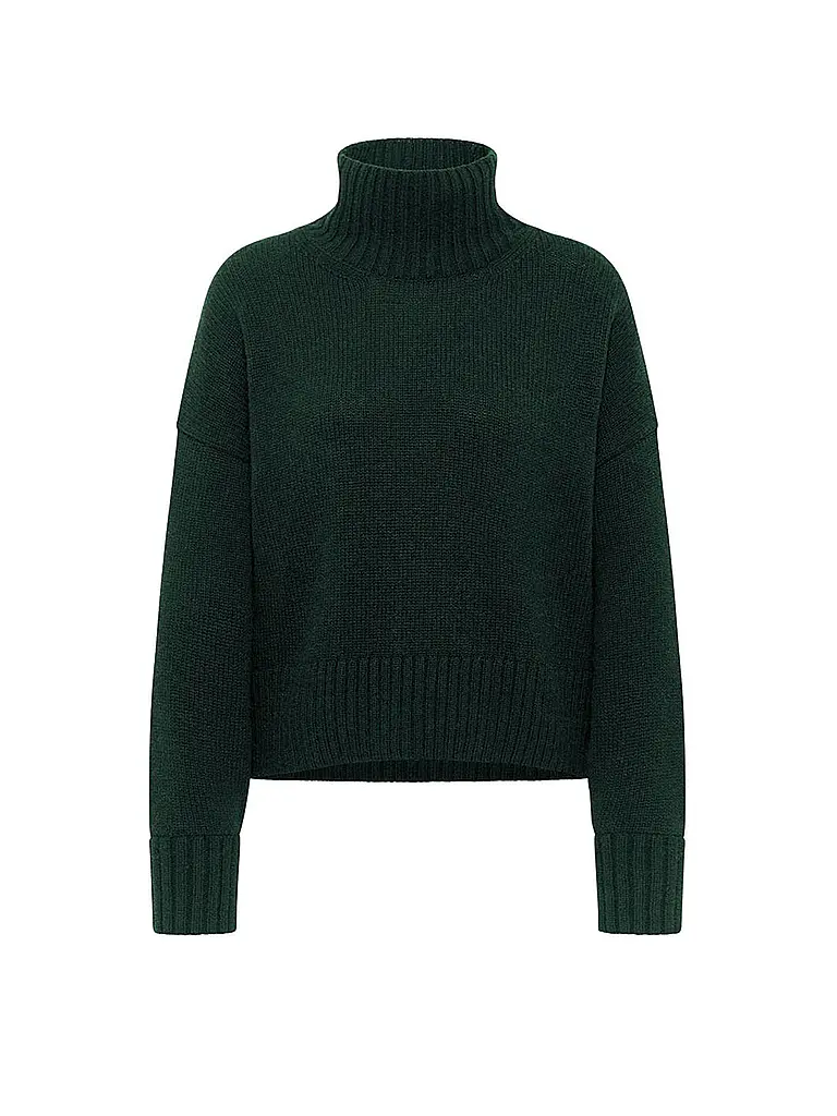 LANIUS | Jersey de cuello alto | Verde oscuro