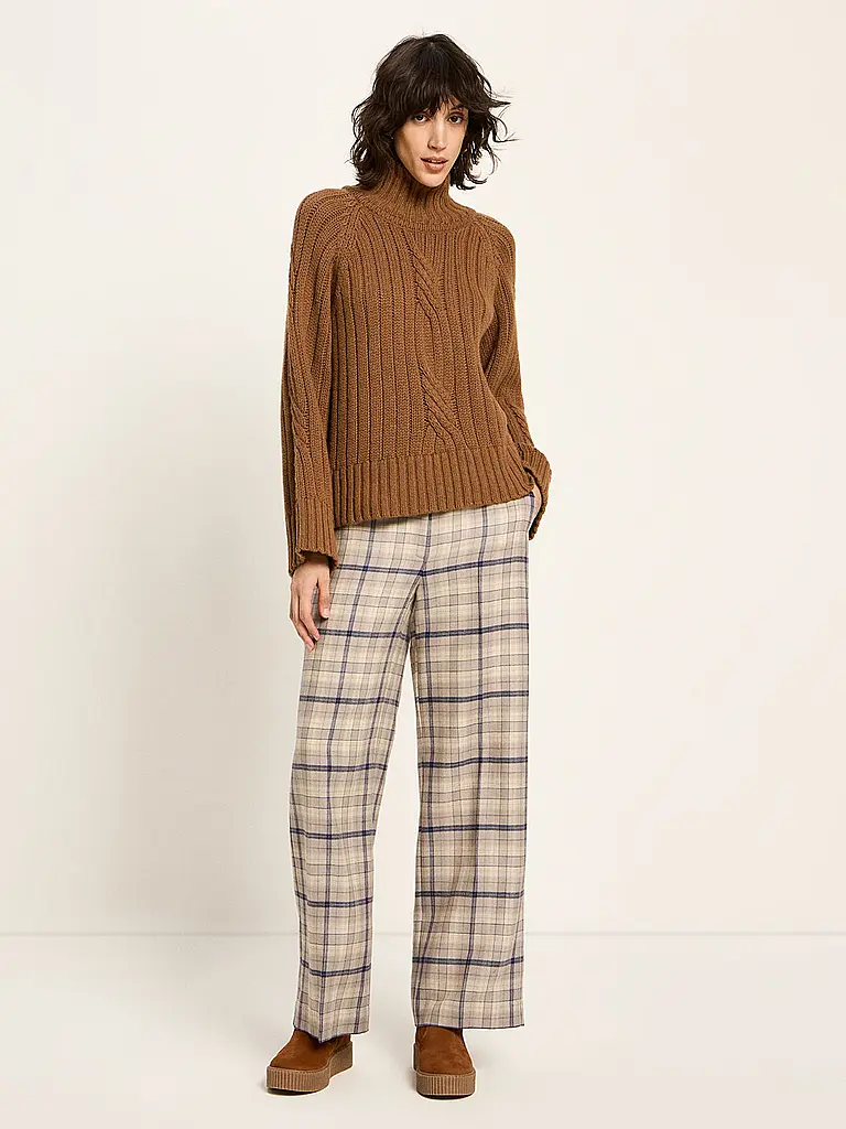 LANIUS | Jersey de cuello alto | Camel