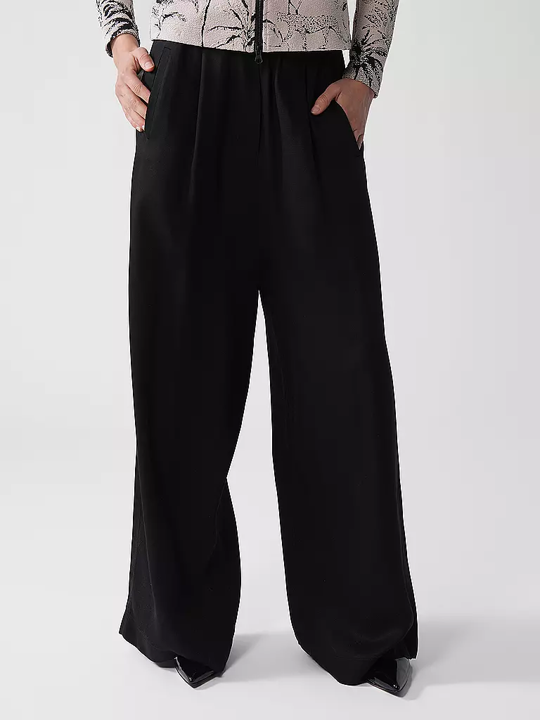 LANIUS | Marlenehose  | Negro