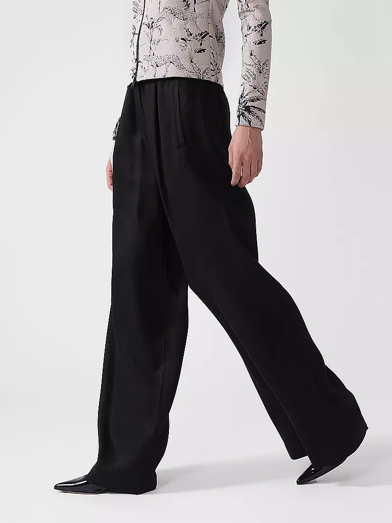 LANIUS | Marlenehose  | Negro