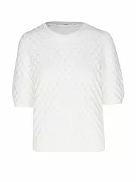 LANIUS | Nombre del producto: Jersey
Marca: LANIUS
Color: crema
Categorías: Moda, Mujer

Largo de la manga: Manga corta
Escote: Cuello redondo
Material: Algodón
Diseño: Liso
Corte (Prenda superior): Regular
Estilo: Pure
Detalles: Patrón de punto | Crema