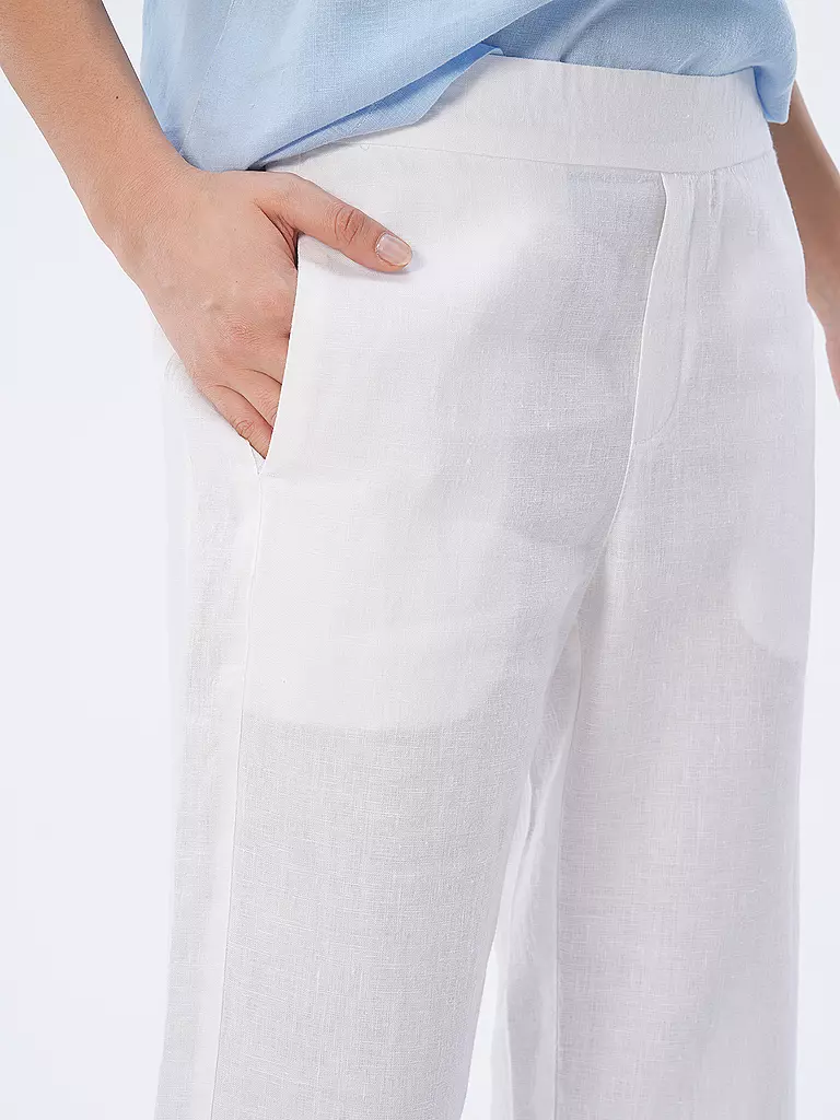LANIUS | Pantalón Marlene 7/8 | Blanco