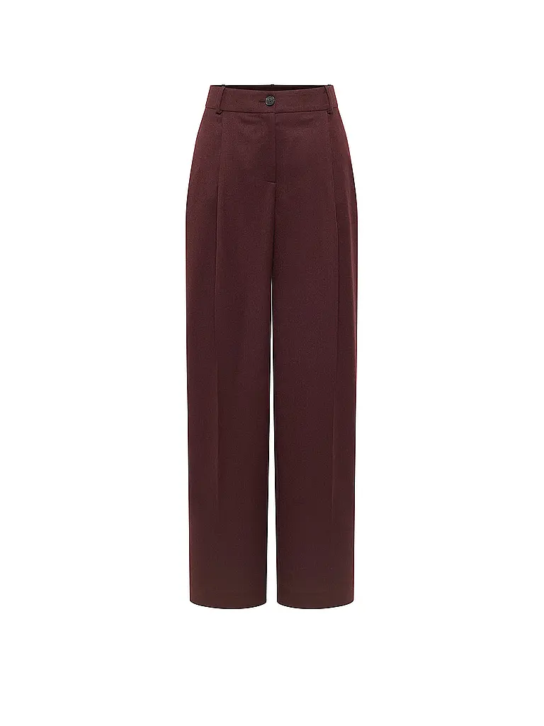 LANIUS | Pantalones Marlene | Rojo oscuro