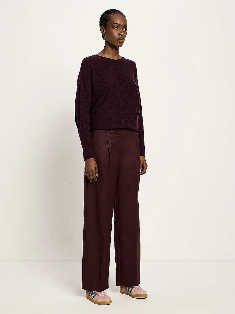 LANIUS | Pantalones Marlene | Rojo oscuro