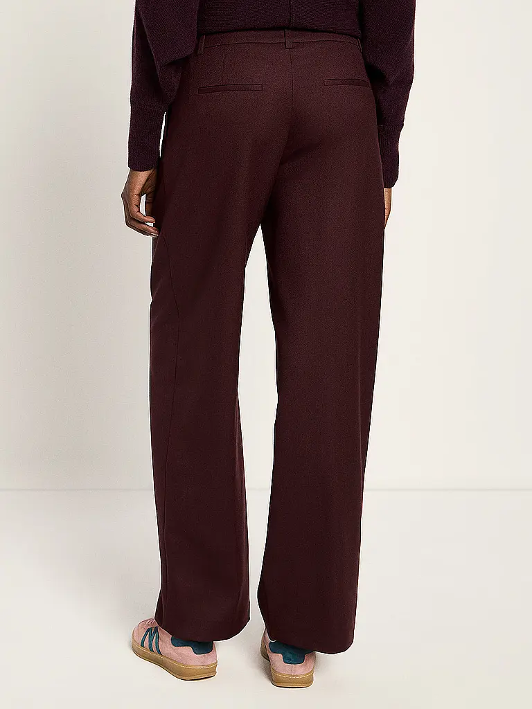 LANIUS | Pantalones Marlene | Rojo oscuro