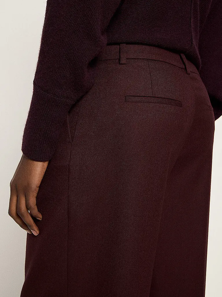 LANIUS | Pantalones Marlene | Rojo oscuro