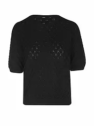 LANIUS | Nombre del producto: Jersey
Marca: LANIUS
Color: crema
Categorías: Moda, Mujer

Largo de la manga: Manga corta
Escote: Cuello redondo
Material: Algodón
Diseño: Liso
Corte (Prenda superior): Regular
Estilo: Pure
Detalles: Patrón de punto | Negro