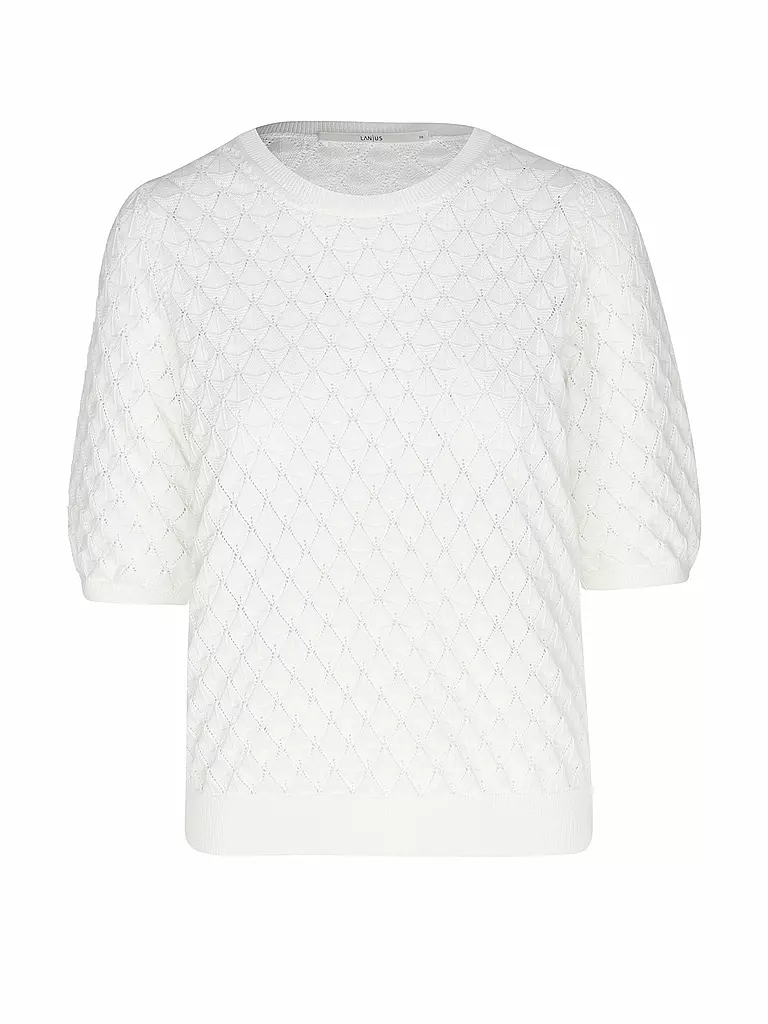 LANIUS | Pullover AJOUR | Crema