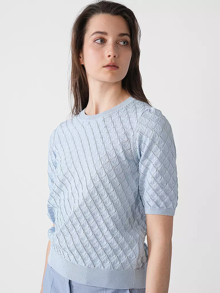 LANIUS | Pullover AJOUR | Azul claro