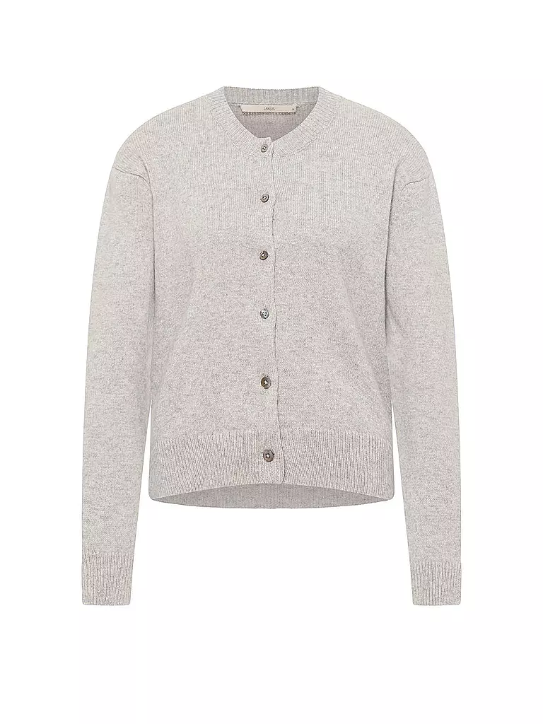 LANIUS | Strickjacke Boxy Fit | Gris