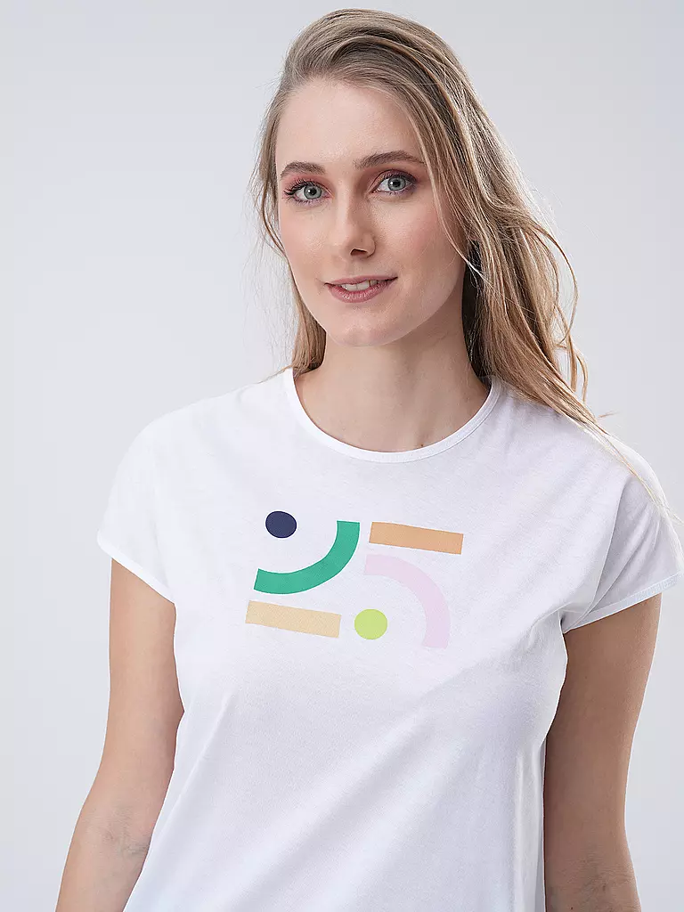 LANIUS | T-Shirt  | Blanco