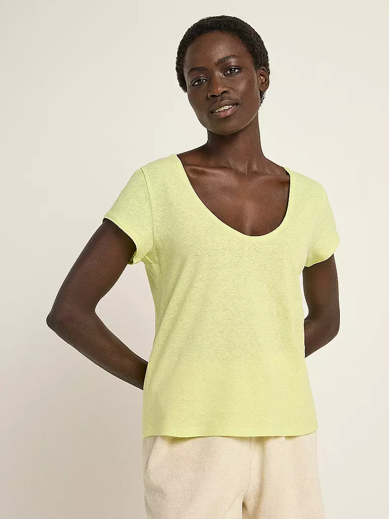 LANIUS | T-Shirt  | Amarillo