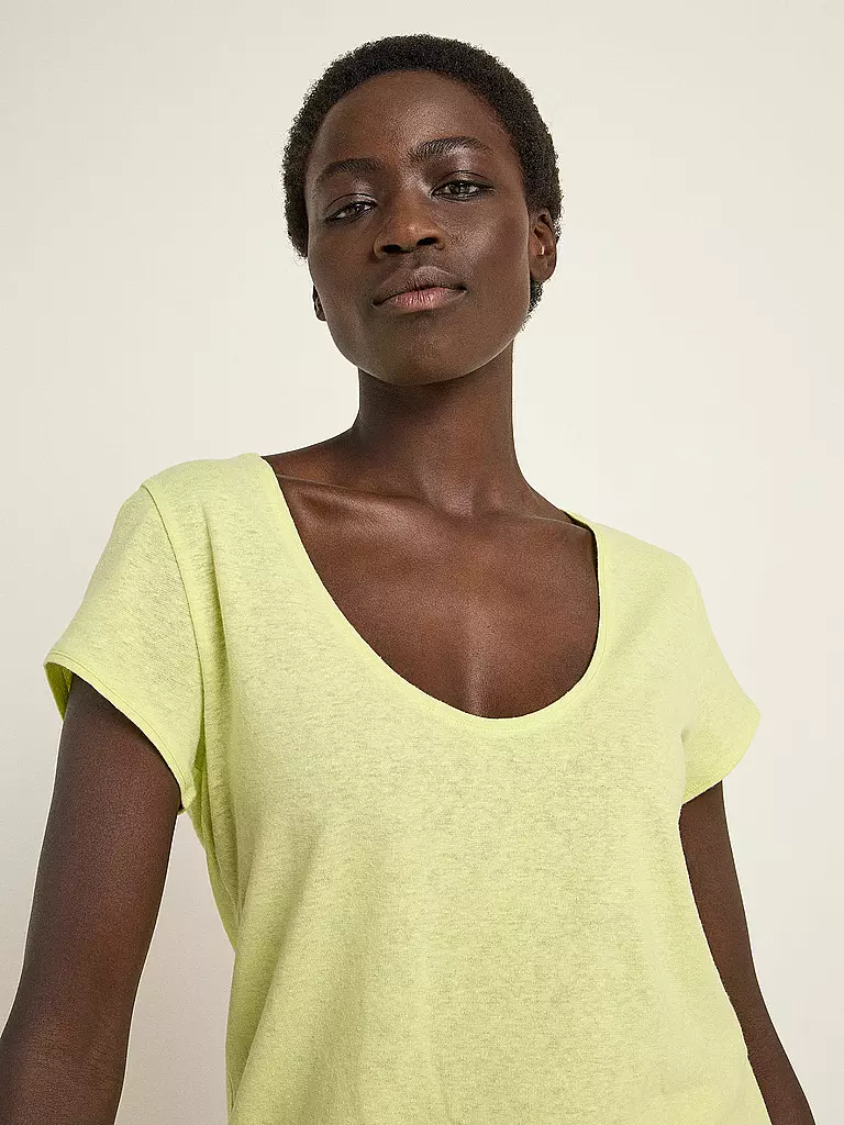 LANIUS | T-Shirt  | Amarillo