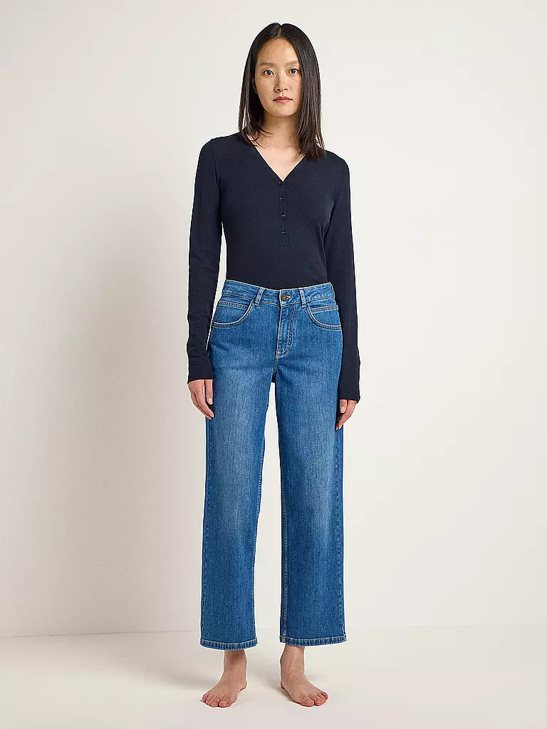 LANIUS | Vaqueros Relaxed Fit 7/8 | Azul