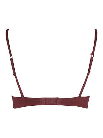 LASCANA | Sujetador push-up PERFECT BASIC burdeos