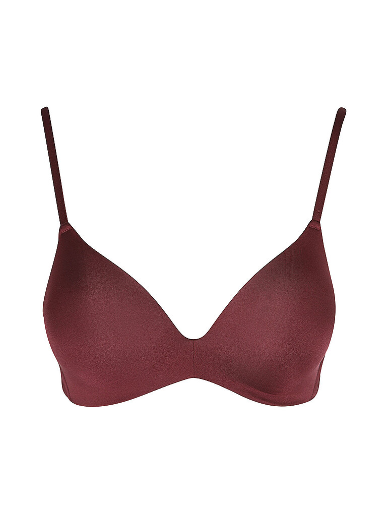 Lascana Sujetador push-up PERFECT BASIC burdeos rojo oscuro