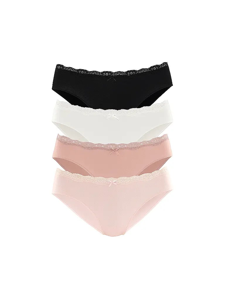 LASCANA | Bragas paquete de 4 rose box | Beige