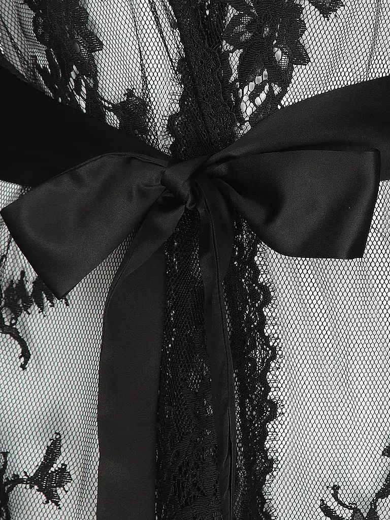 LASCANA | Kimono - Negligé LEO | Negro