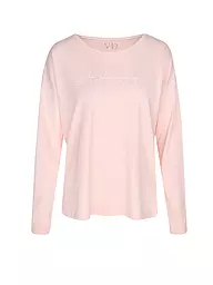 LASCANA | Langarmshirt COZY DREAMS | Rosa
