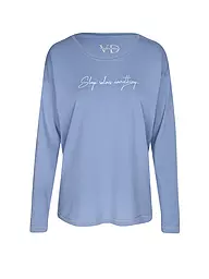 LASCANA | Langarmshirt COZY DREAMS | Azul