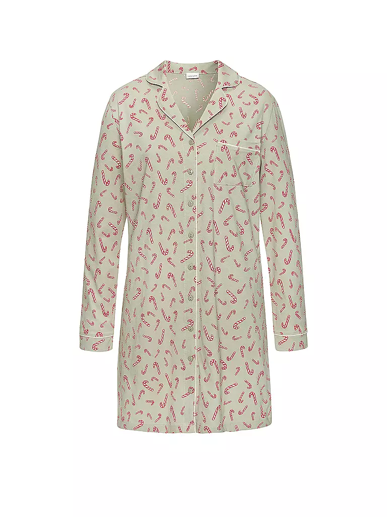 LASCANA | Nombre del producto: Camisón - Camisola LAS XMAS | Verde claro