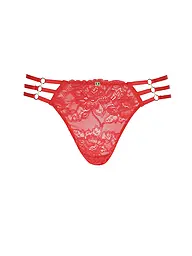 LASCANA | Nombre del producto: String TEMPTATION 2 red
Marca: LASCANA
Color: rojo
Categorías: Moda, Mujer

Material: Poliéster / Poliamida, Elástico, Encaje
Diseño: Liso | Rojo