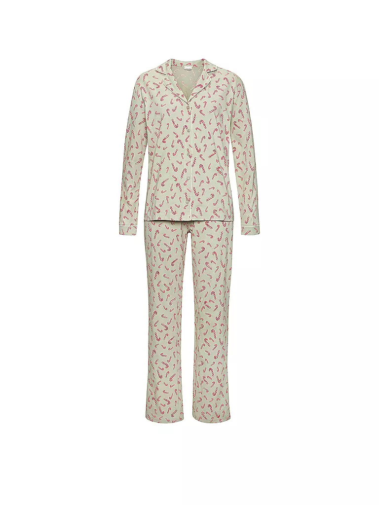 LASCANA | Pijama LAS XMAS | Verde claro