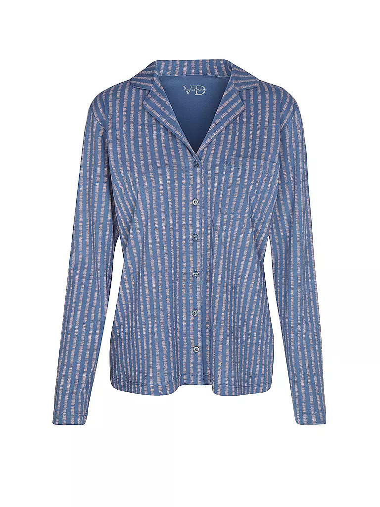 LASCANA | Pyjamaoberteil VIVANCE DREAMS | Azul