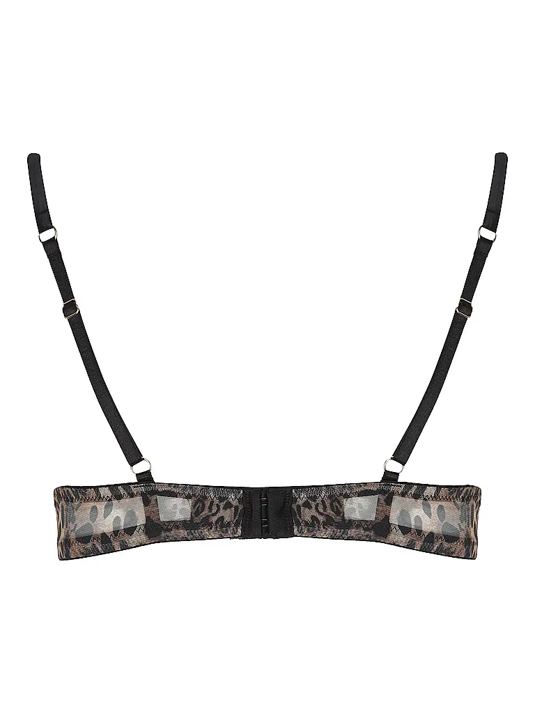 LASCANA | Sujetador con aros LEO estampado de leopardo | Marrón