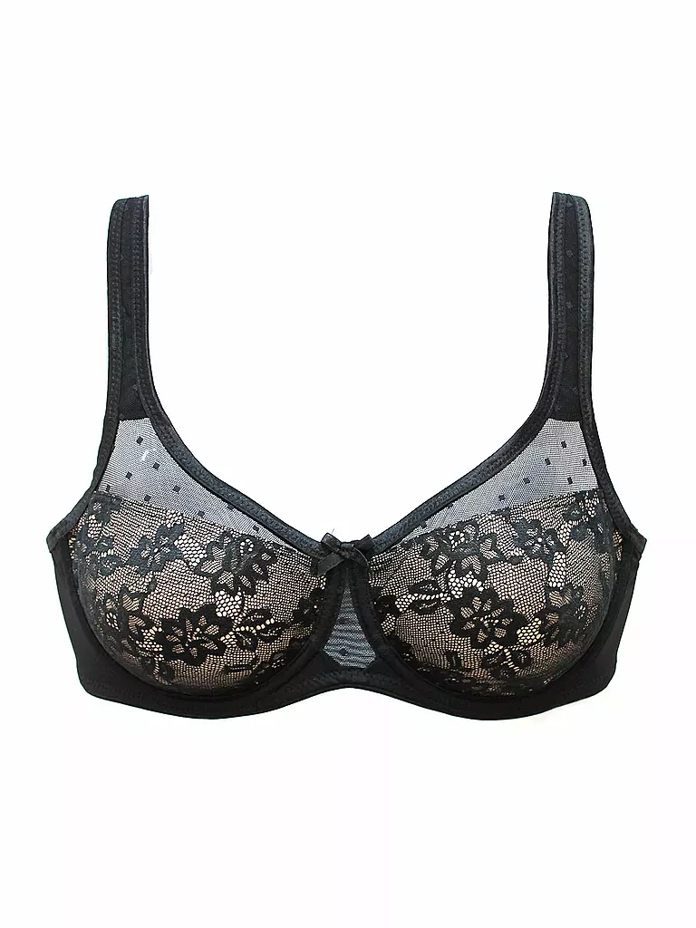 LASCANA | Sujetador reductor PERFECT BASIC negro-nude | Negro