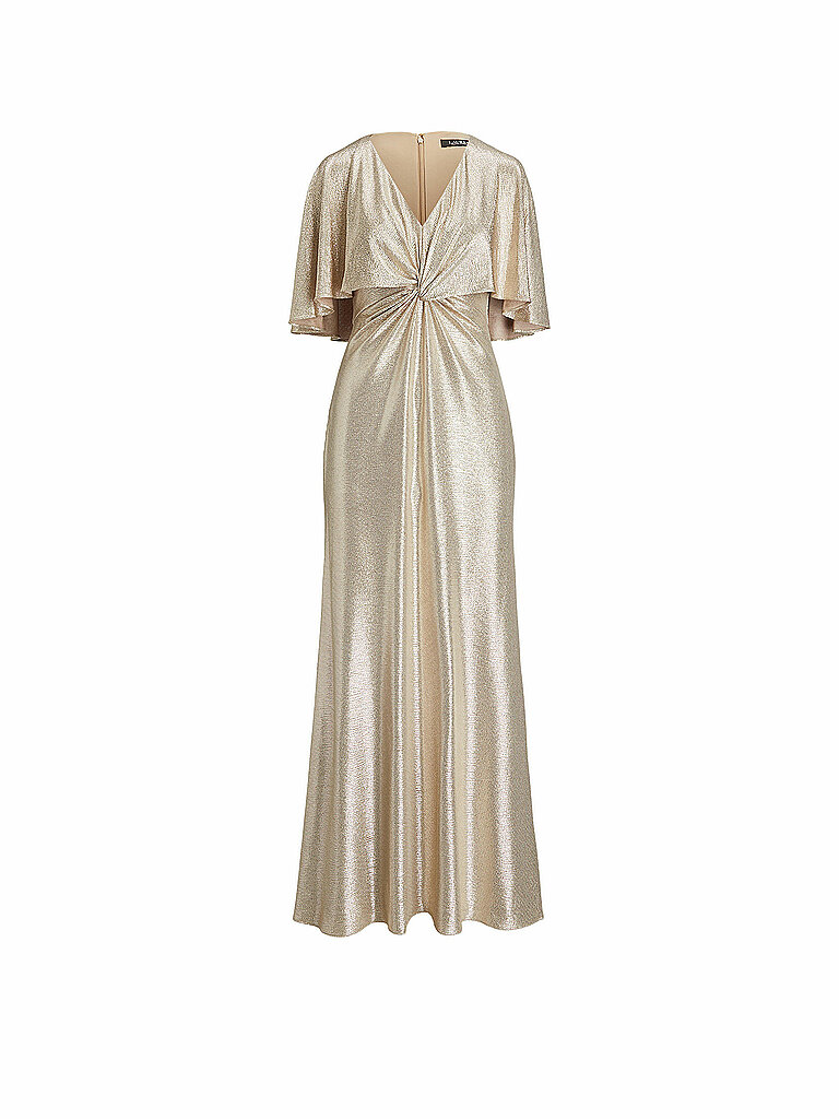 Vestido de noche PHINYA oro 34