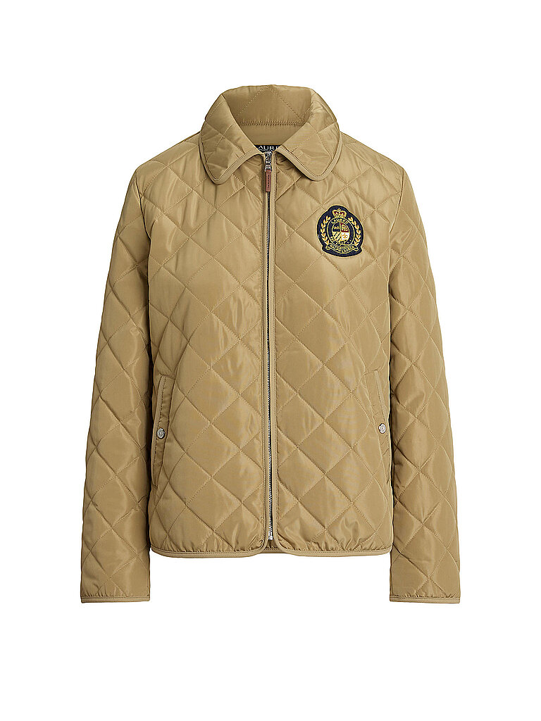 Chaqueta acolchada ligera beige XS