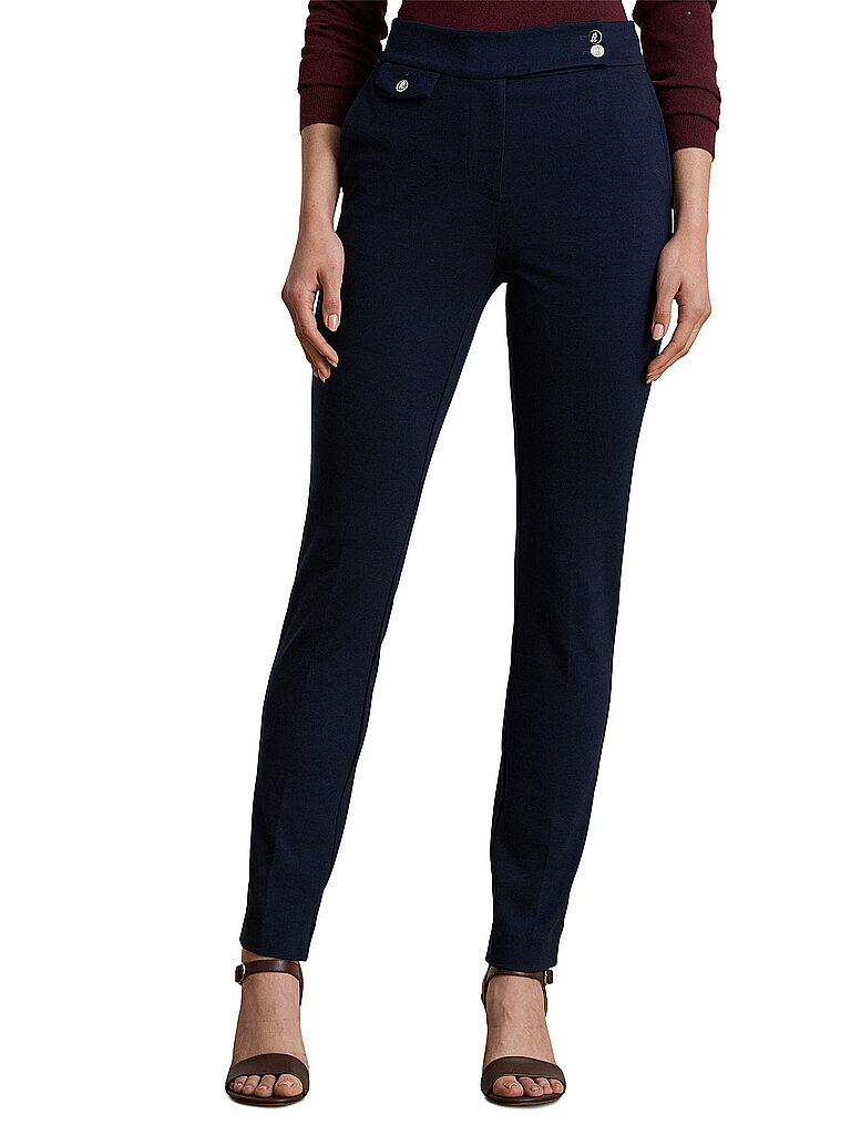 Pantalón de vestir ZINLEAH azul oscuro XL