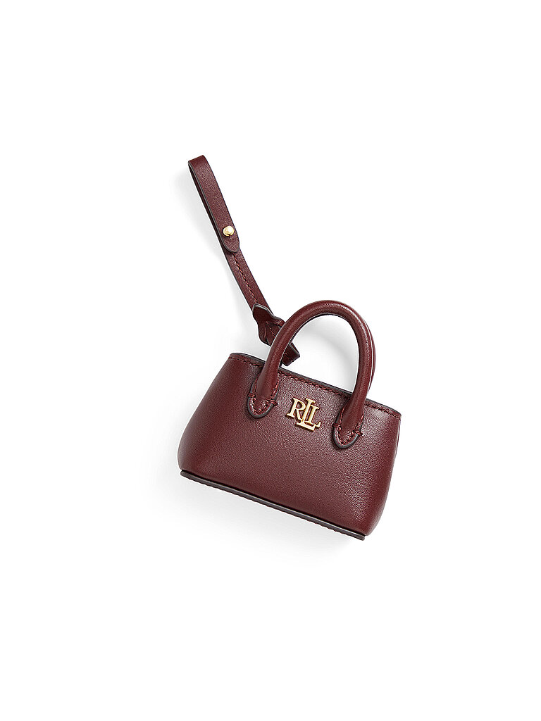 Colgante para bolso rojo oscuro