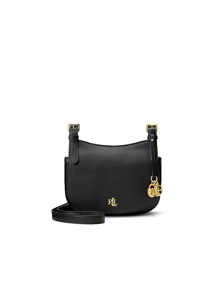 Lauren Ralph Lauren Bolso de piel - Bandolera MARCY Medium negro