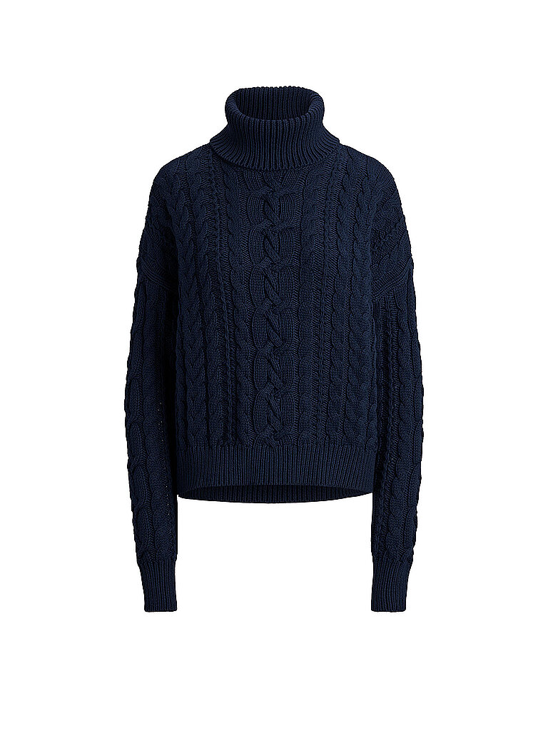 Lauren Ralph Lauren Jersey de cuello alto azul