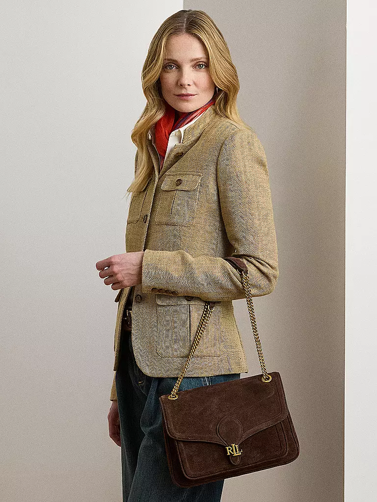 LAUREN RALPH LAUREN | Bolso de cuero - Bandolera BRADLYN Medium | braun