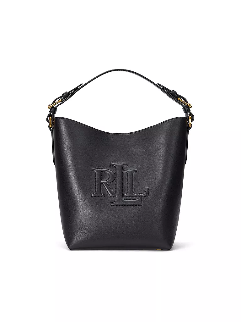 LAUREN RALPH LAUREN | Bolso de cuero - Bolso bombonera WITLEY | Negro