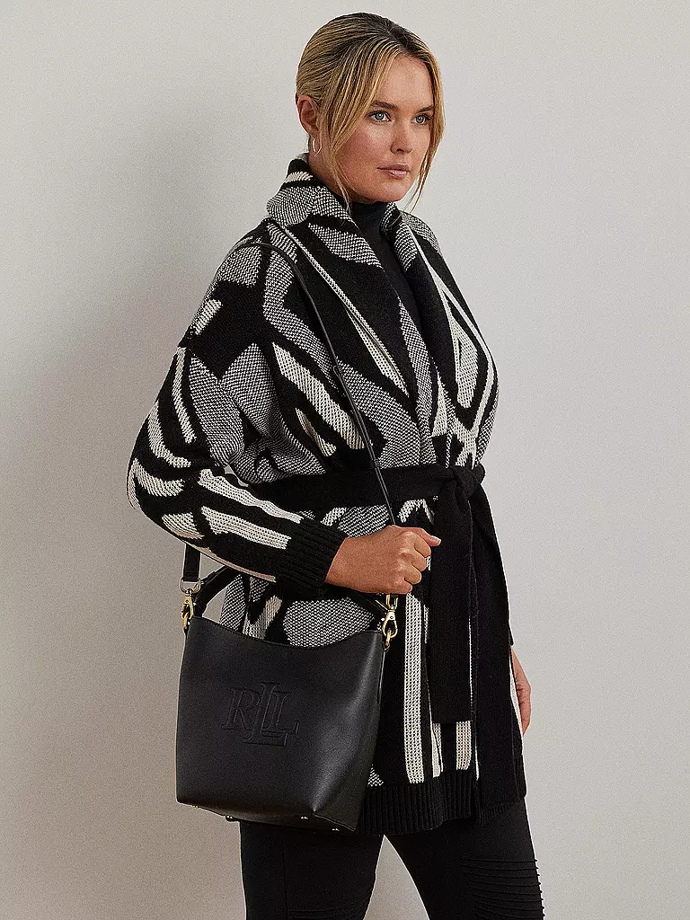 LAUREN RALPH LAUREN | Bolso de cuero - Bolso bombonera WITLEY | Negro