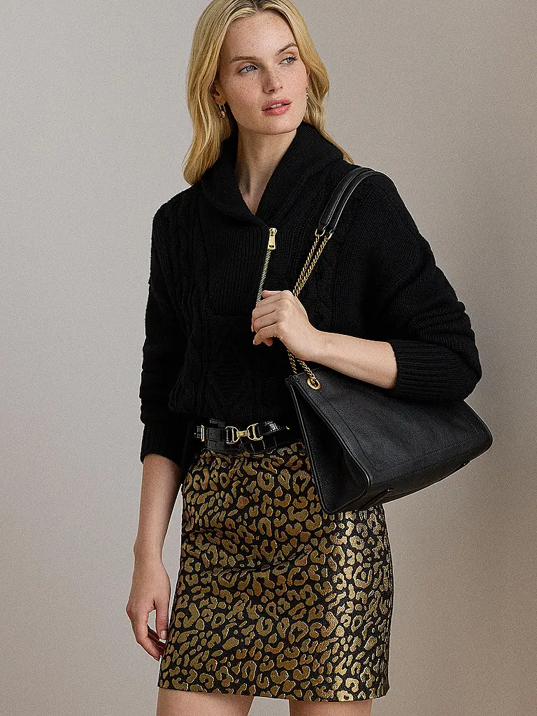 LAUREN RALPH LAUREN | Bolso de cuero - Bolso de hombro BRADLEY Medium | Negro