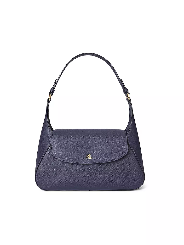 LAUREN RALPH LAUREN | Bolso de cuero - Bolso de hombro SCHYLA Medium | Azul oscuro