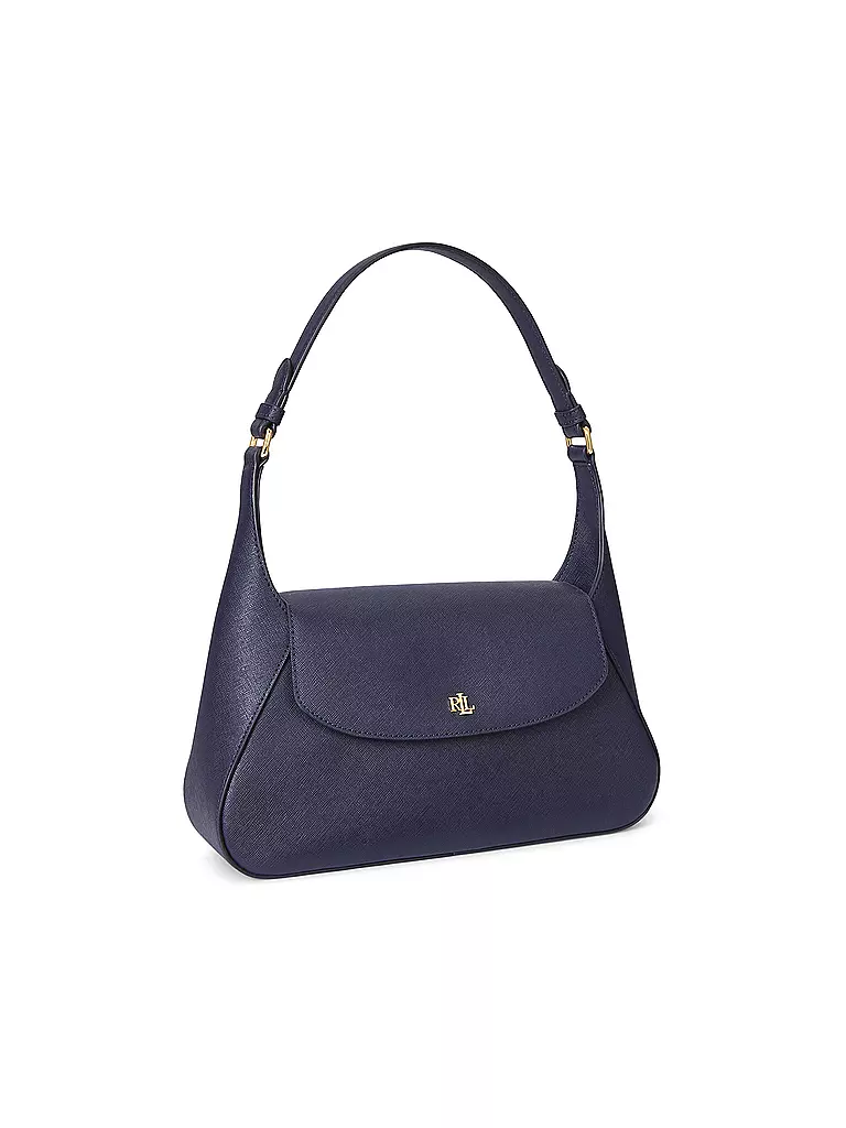 LAUREN RALPH LAUREN | Bolso de cuero - Bolso de hombro SCHYLA Medium | Azul oscuro