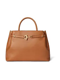 LAUREN RALPH LAUREN | Bolso de cuero - Bolso de mano BLAIKE Large | Camel