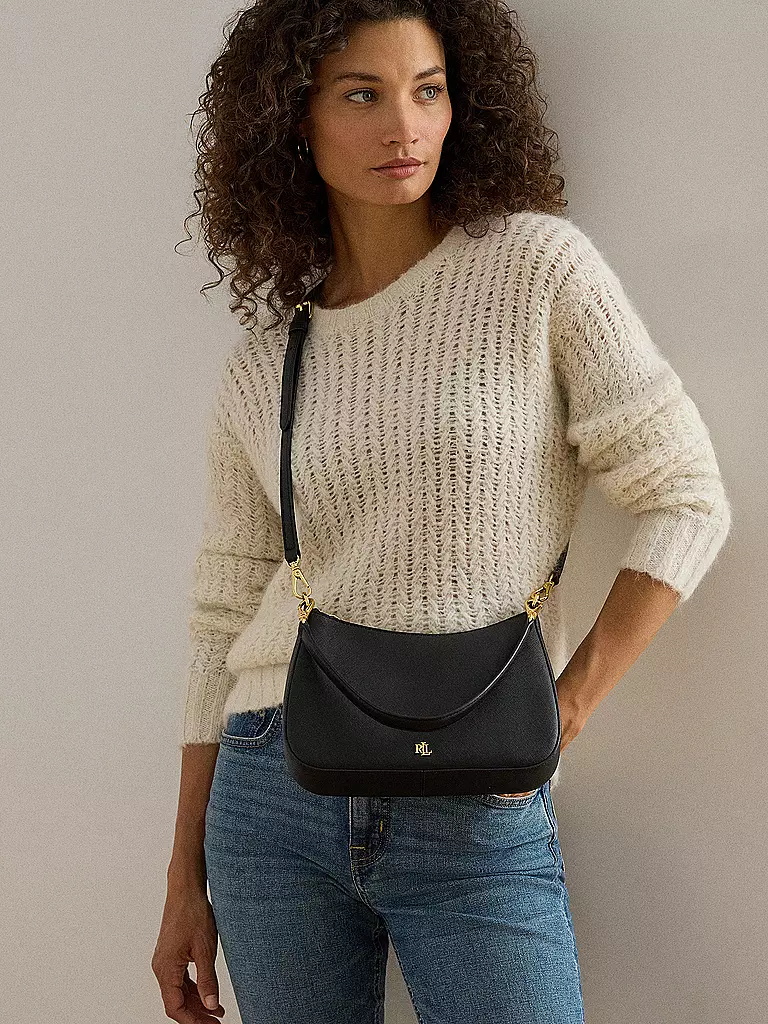 LAUREN RALPH LAUREN | Bolso de cuero - Bolso de mano DANNI 26 Medium | Negro