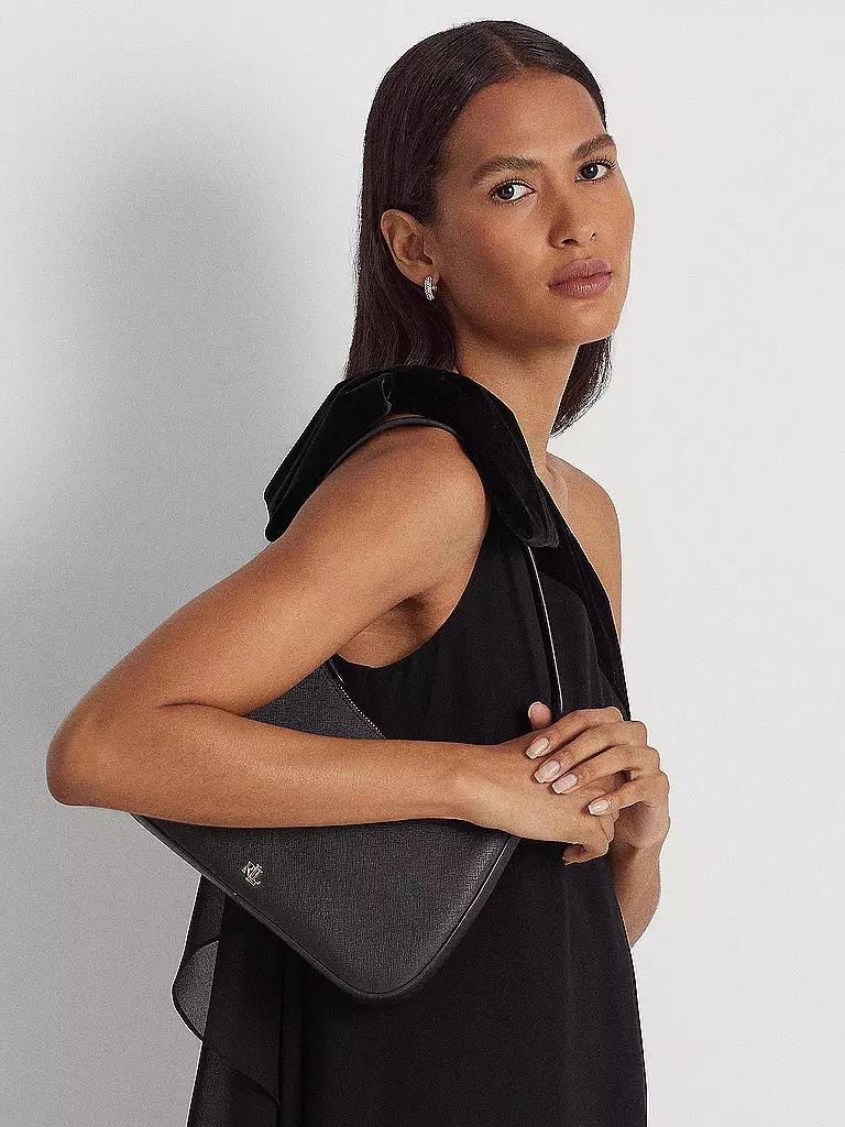 LAUREN RALPH LAUREN | Bolso de cuero - Bolso de mano DANNI 26 Medium | Negro