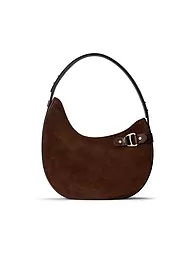LAUREN RALPH LAUREN | Bolso de cuero - Bolso Hobo TASHA Large | Marrón