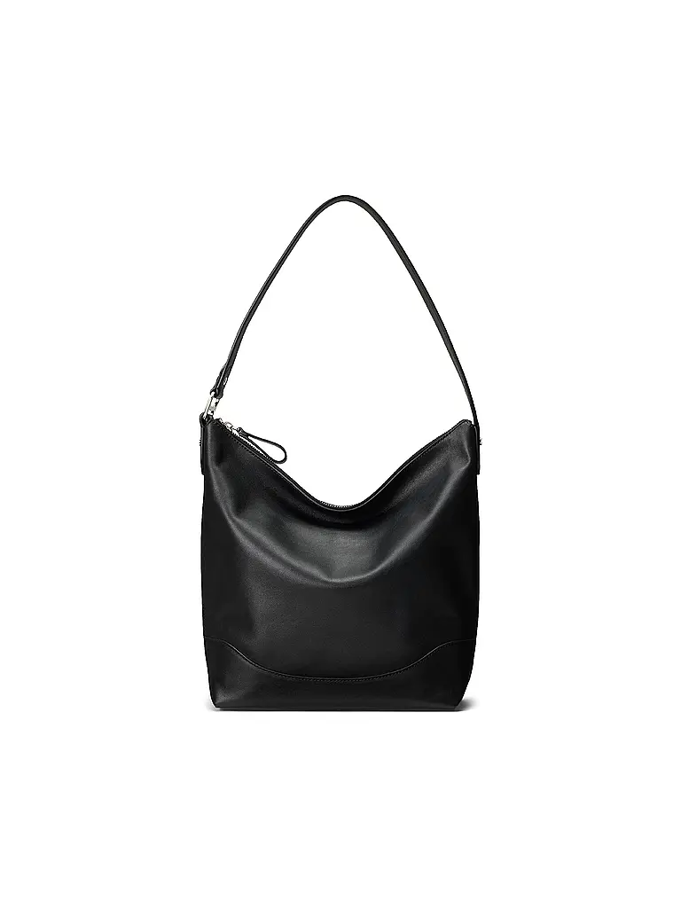 LAUREN RALPH LAUREN | Bolso de cuero - Bolso Hobo TASHA Large | Negro